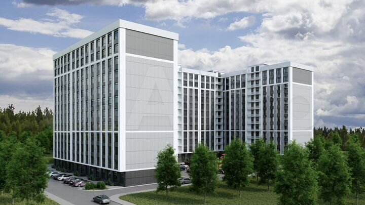 1-к. квартира, 49,7 м², 4/12 эт.