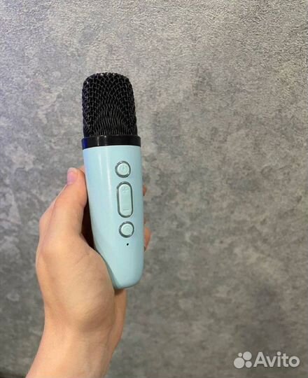 Караоке колонка С подсветкой 1 микрофон