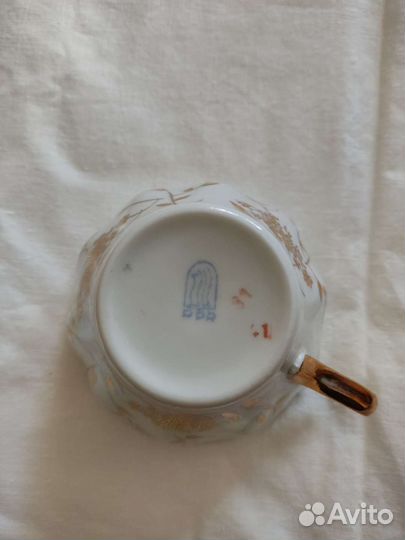 Чайная тройка рижский фарфор