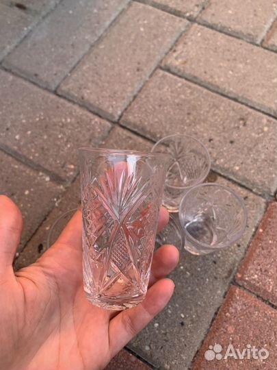 Рюмка хрустальная