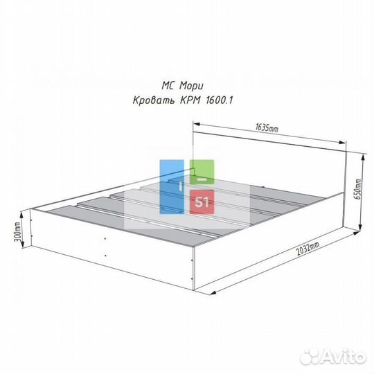 Кровать 160х200