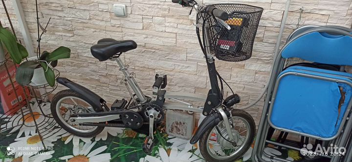 Электровелосипед складной бу