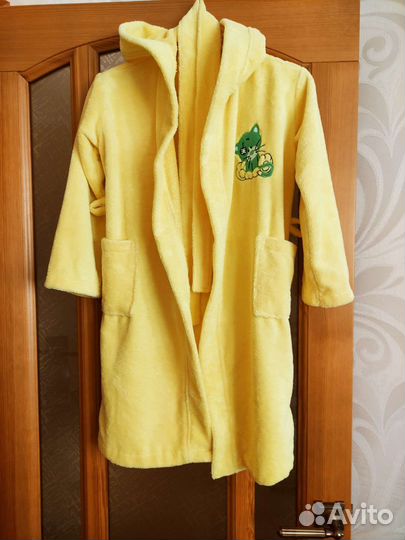 Детский махровый халат 6-8 лет