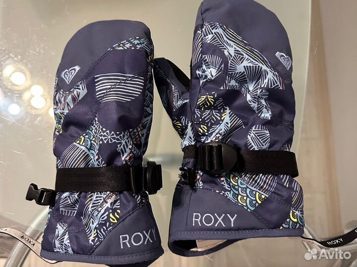 Варежки горнолыжные для сноуборда детские Roxy