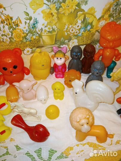 Игрушки СССР пластик
