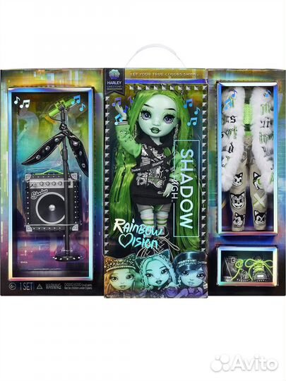 Кукла Raibow high Vision Neon - Harley Limestone