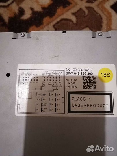 Продам штатную магнитолу