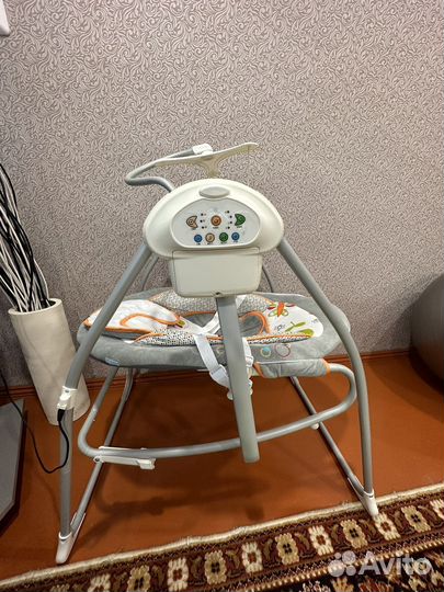 Электрокачели и шезлонг 2 в 1