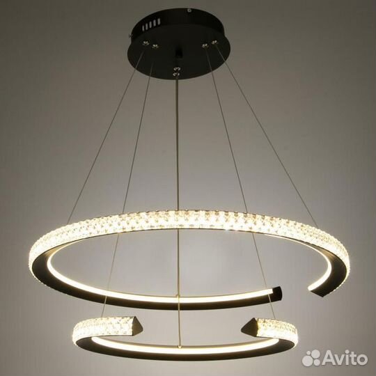 Люстра с пду 1540/2 LED 240Вт 3000-6000К диммер че