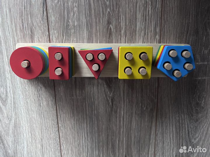 Деревянный сортер фигуры