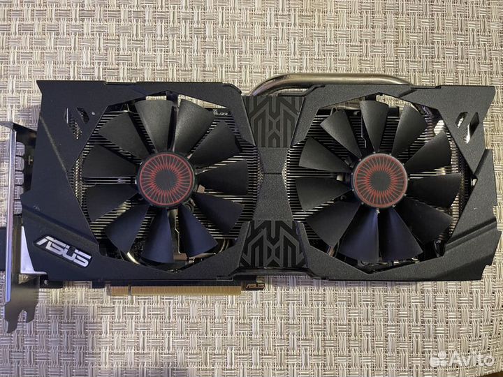 Видеокарта asus nvidia GeForce GTX 970 strix -4Gb