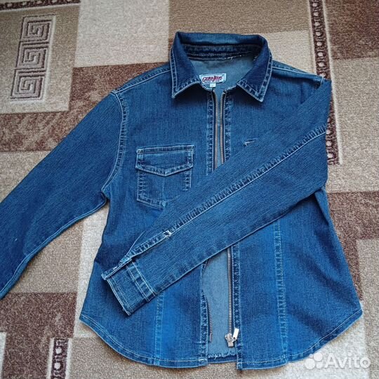 Джинсовая рубашка для девочки