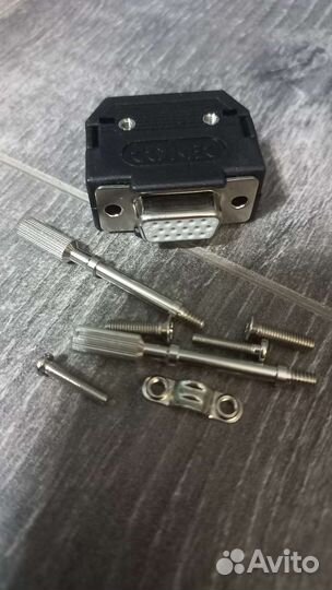 Разъём VGA D- SUB HD PIN 15 мама пайка на провод