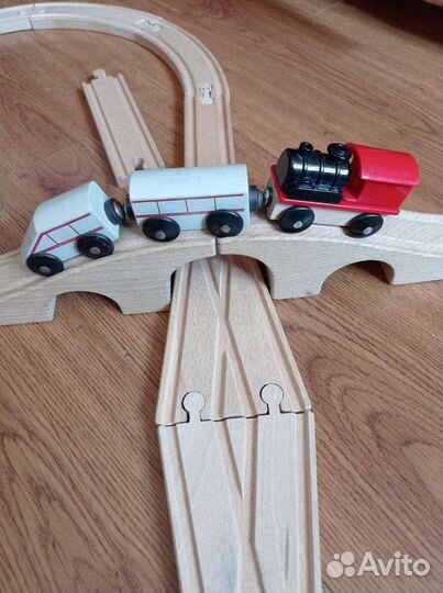 Деревянная железная дорога Икеа