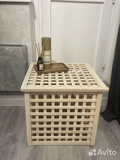 Стол-сундук из сосны + сумка Икеа Герснюгг