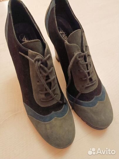 Полуботинки женские натуральная замша 39