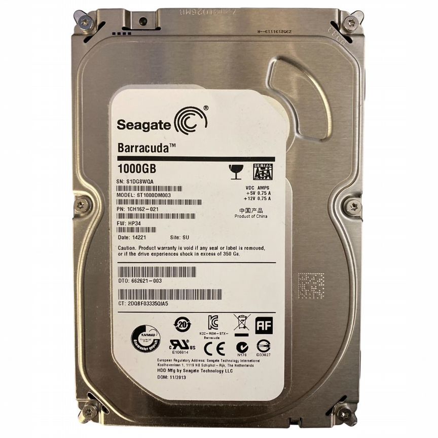 [662621-003] Жесткий Диск Hp 1tb Sata3 3,5" Hdd 662621-003