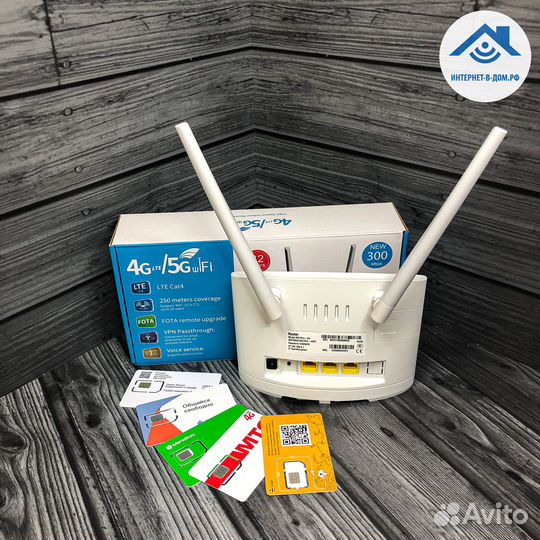 Wi-fi роутер 4G с безлимитным интернетом