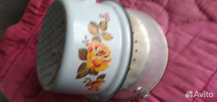 Дуршлаг алюминиевый СССР