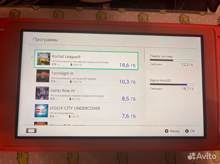 Nintendo switch lite с играми 128gb