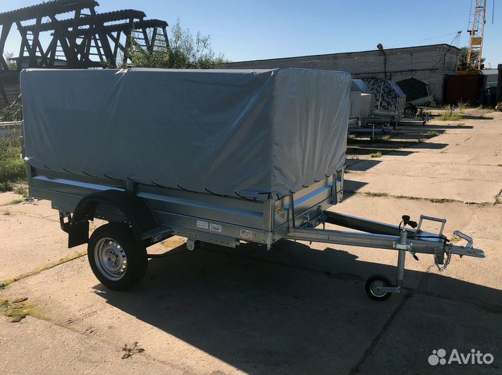 Прицеп 2,5х1,5 рессора Газель с тентом