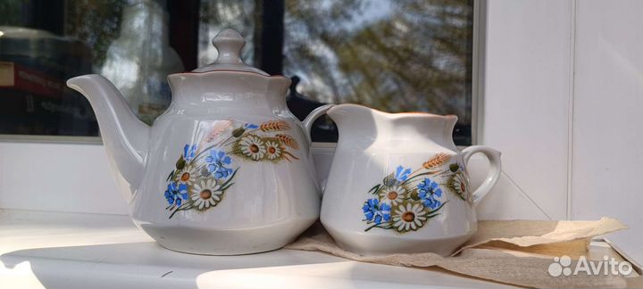 Чайник заварочный СССР сливочник молочник