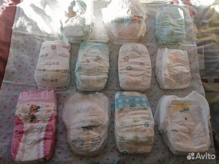 Штучно подгузники и трусики, все размеры