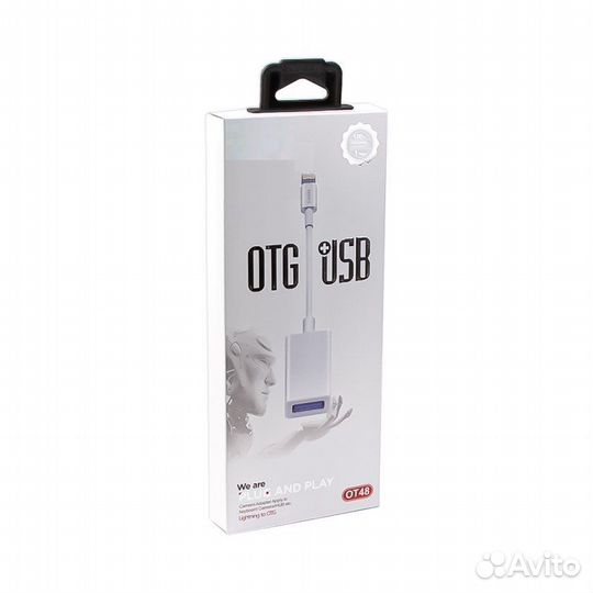 Фирменный OTG Адаптер с Lightning (8-pin) на USB