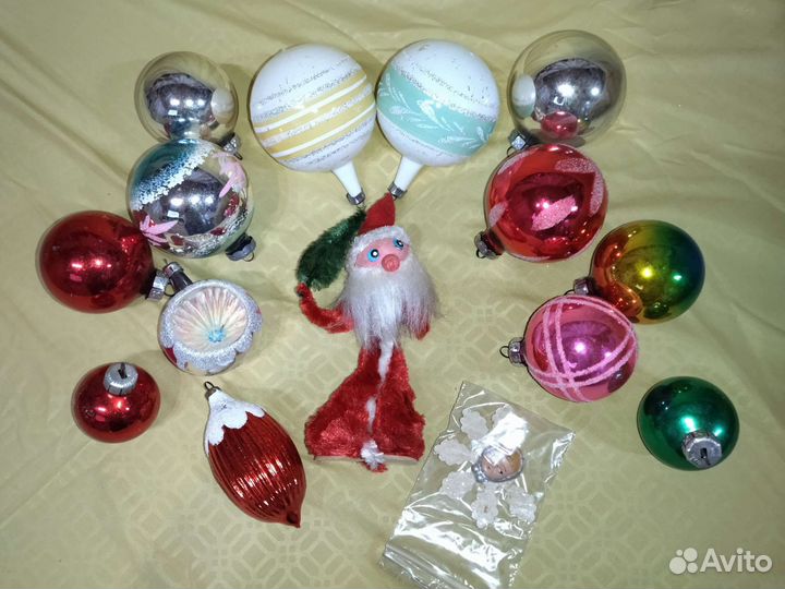Елочные игрушки гдр лотом (лот 6)