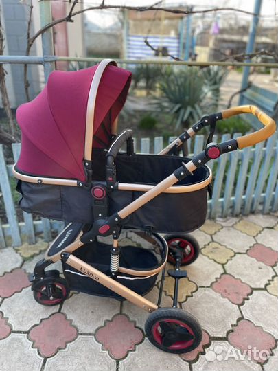 Коляска luxmom 3 в 1 бу