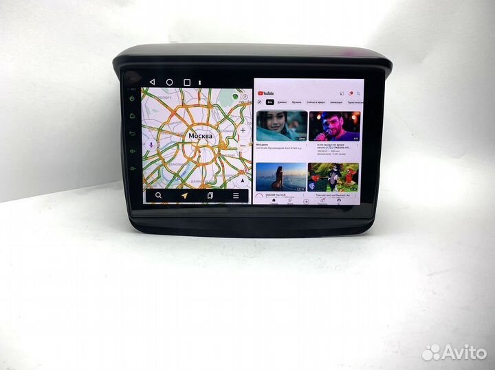 Maгнитола Android на Mitsubishi L200 4