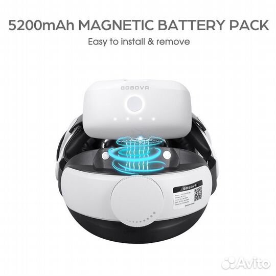 Крепление Bobovr M2Pro+ для Oculus Quest 2