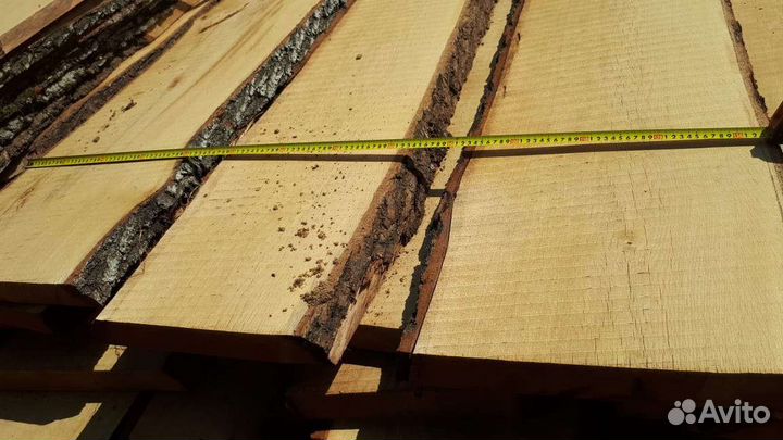 Доска необрезная дуб