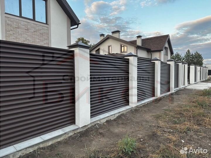 Забор жалюзи