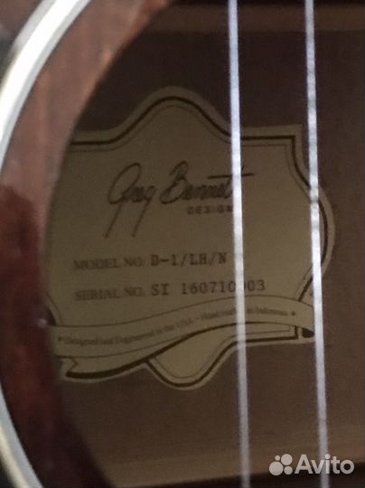 Greg bennett D1/LH/N - акустическая гитара