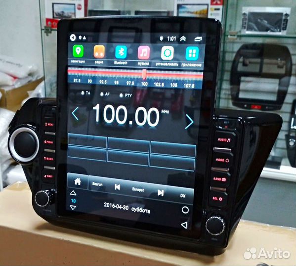 Kia Rio 3 магнитола Tesla Android новая гарантия