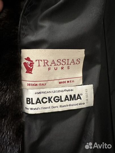 Шуба норковая блэклама blackglama длинная