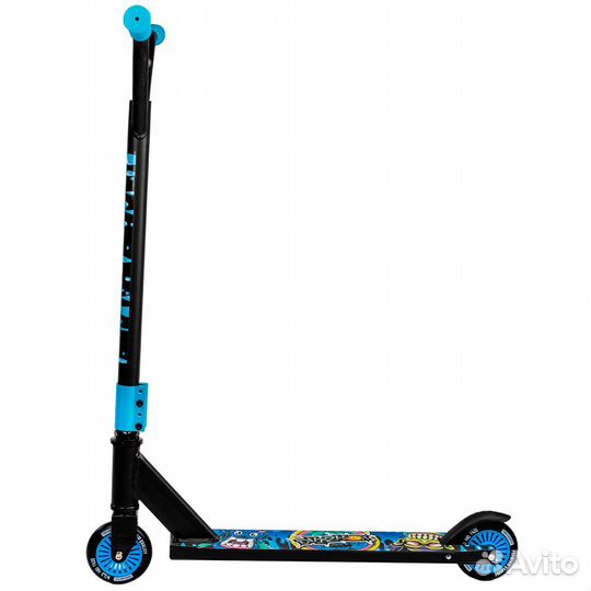 Самокат трюковой Dvizhok GT-300B голубой