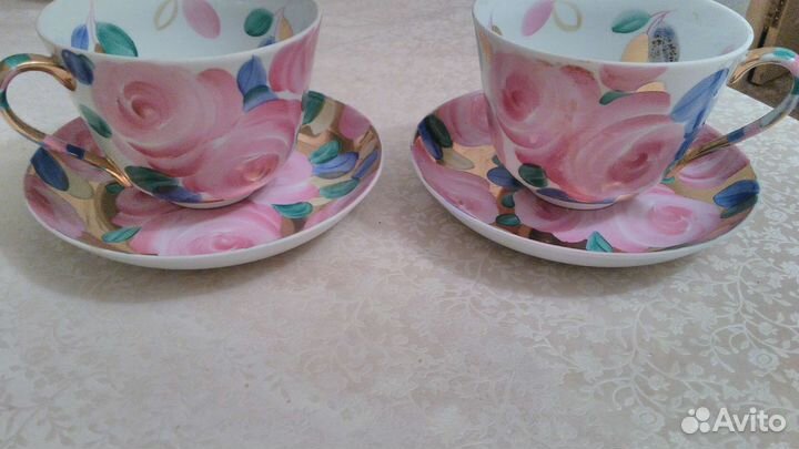 Чайная пара Дулево