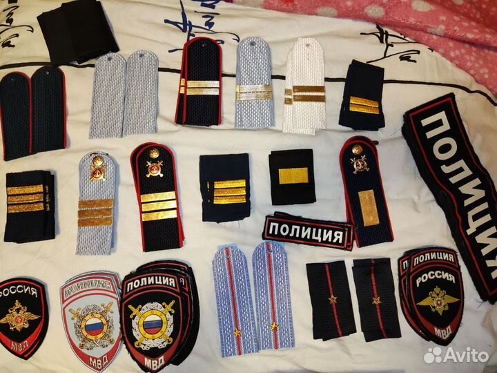 Погоны, шевроны, нашивки Полиция