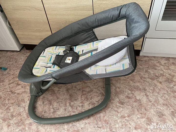 Шезлонг качели luxmon электроукачивание