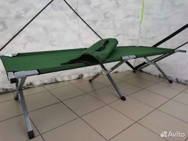Раскладушка каркасная лежак для палаток