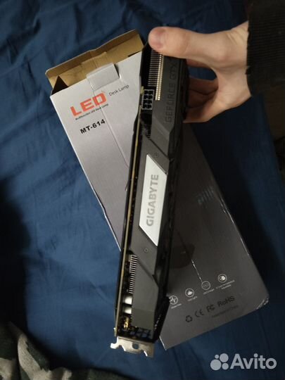 Видеокарта 1660 super, трехвентильная