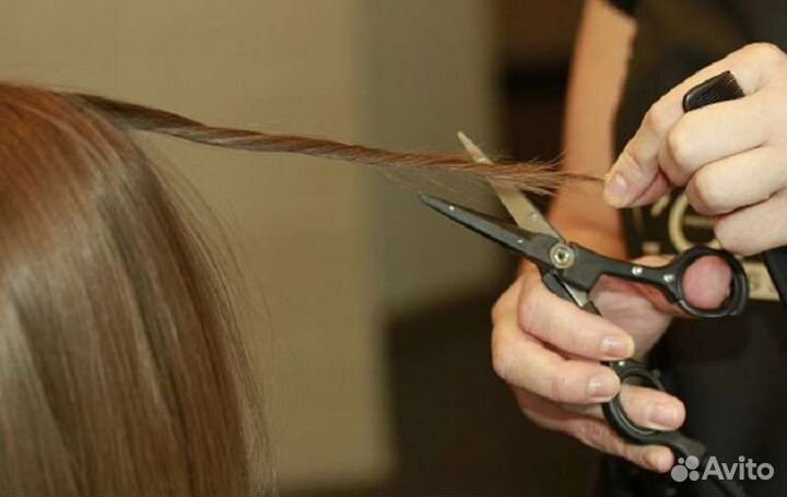 Стрижка горячими ножницами