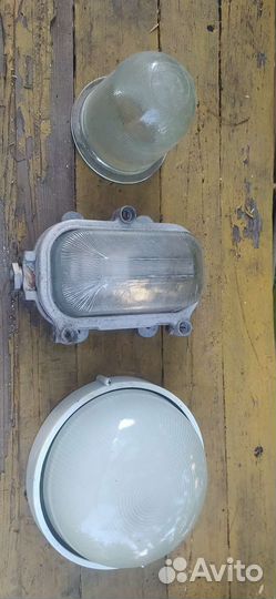 Защищённые светильники, плафон