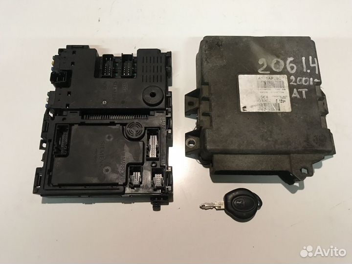 Комплект эбу Peugeot 206