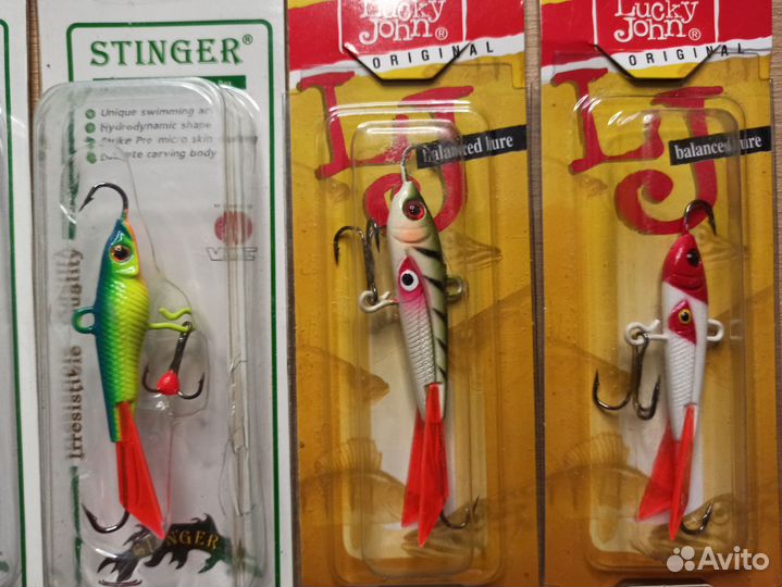 Балансиры рыбки блёсны для рыбалки новый набор