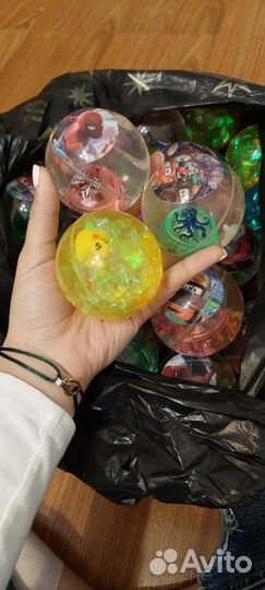 Мяч попрыгунчик светящийся