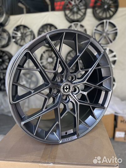 R20 5x114.3 HRE FF10 Графит Новые Диски