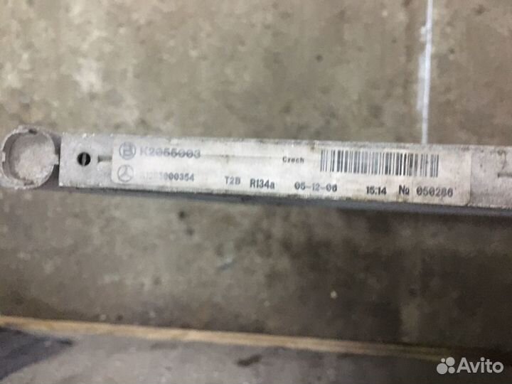 Радиатор кондиционера Mercedes w245